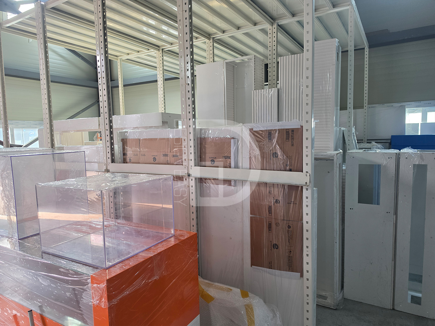 본사 철재 부스 보관용 창고
