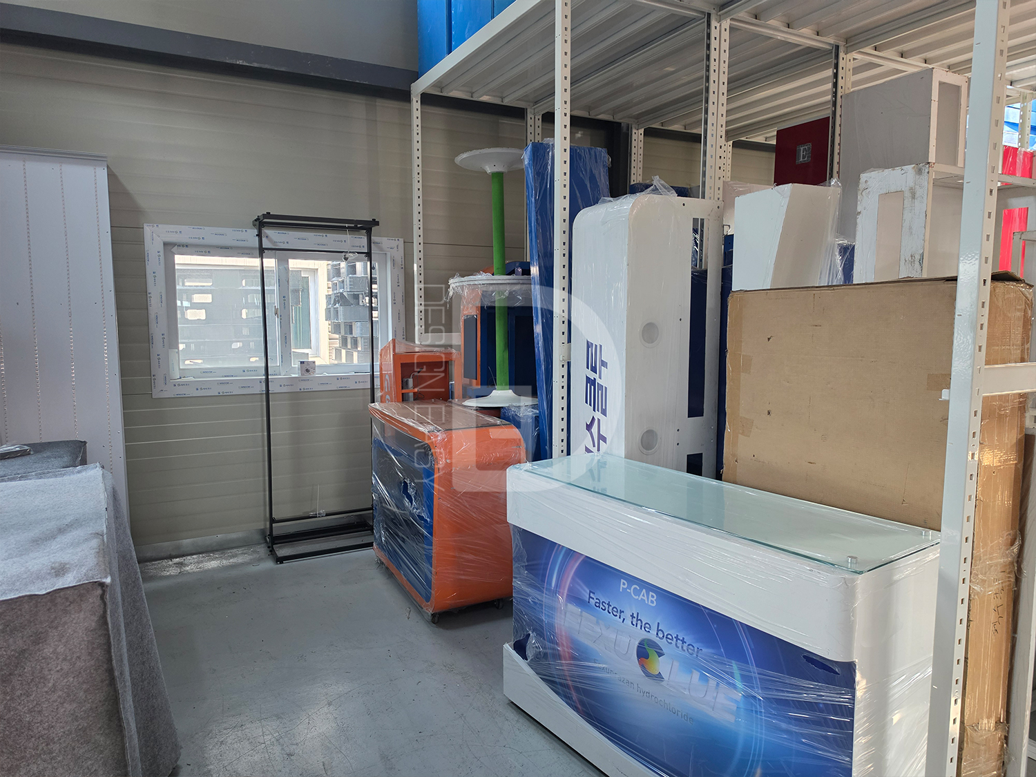 본사 철재 부스 보관용 창고