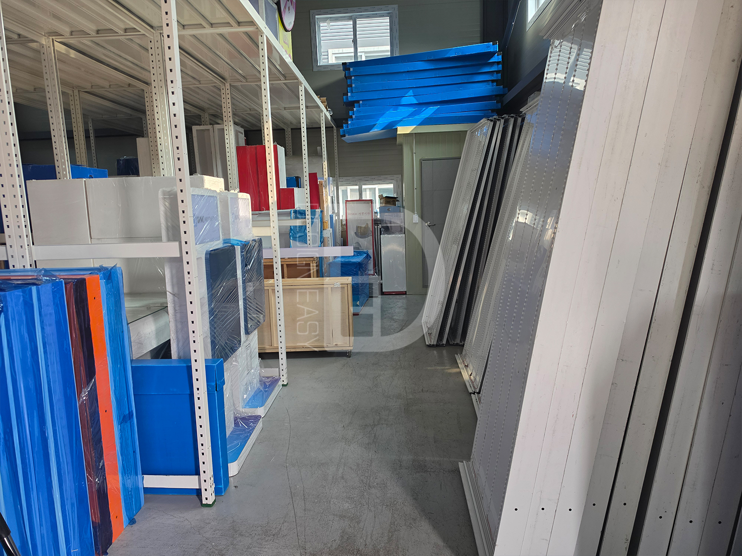 본사 철재 부스 보관용 창고